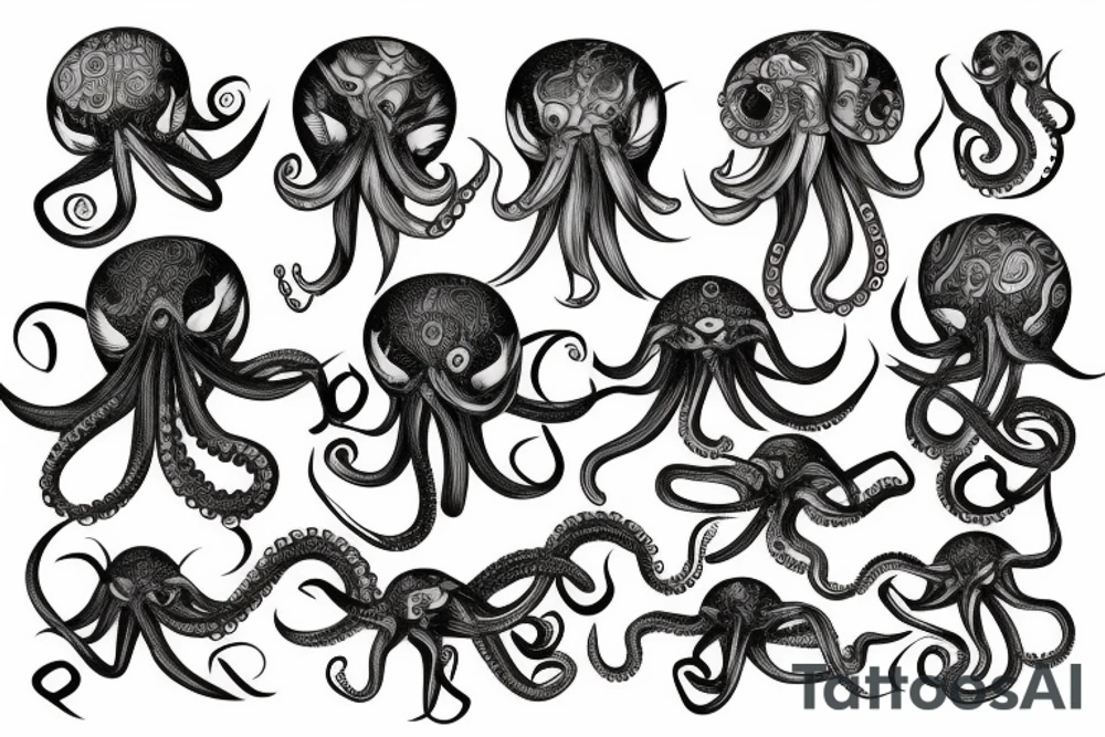 Octopus tattoo idea