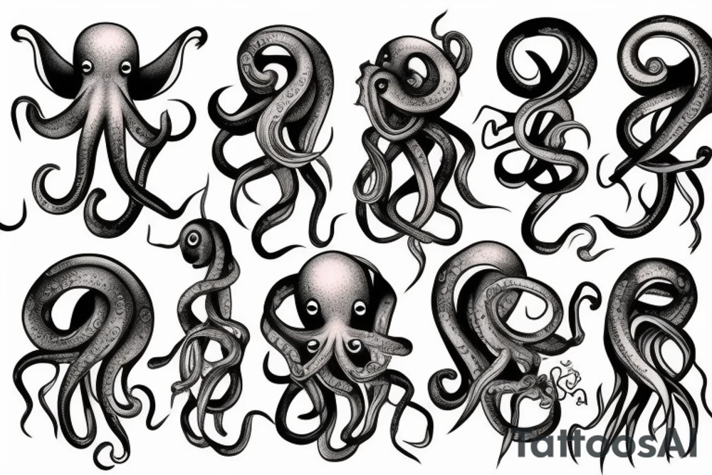 Octopus tattoo idea
