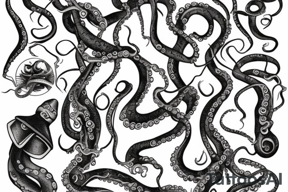 Octopus tattoo idea