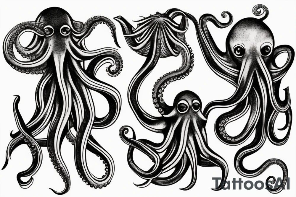 Octopus tattoo idea