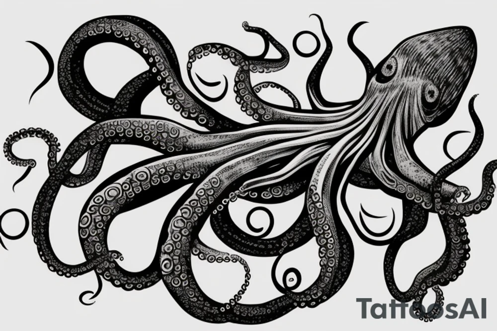 Octopus tattoo idea