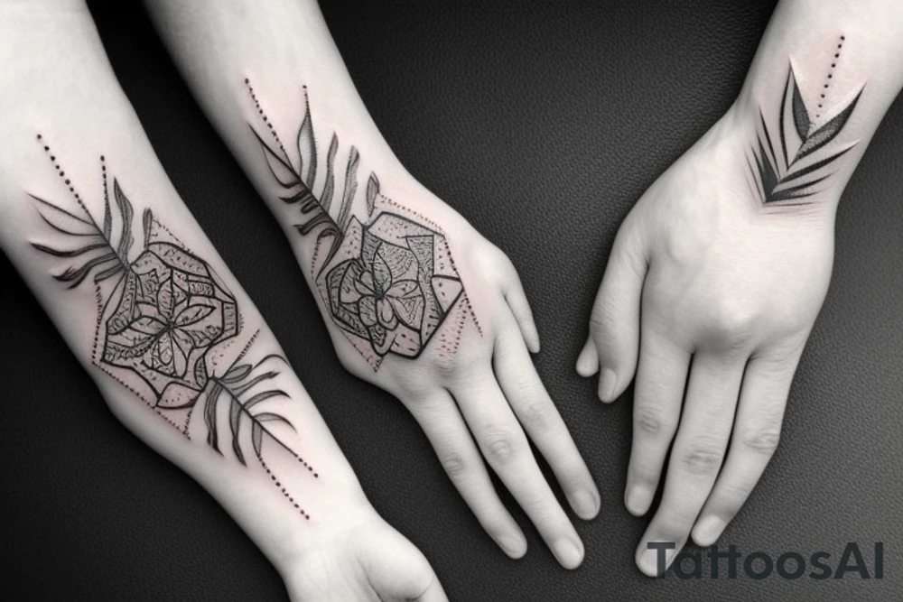 Hand tattoo idea