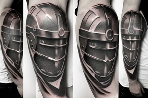 spartan helmet tattoo idea
