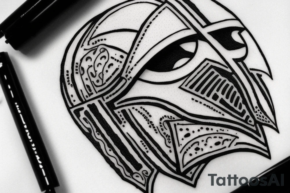 spartan helmet tattoo idea
