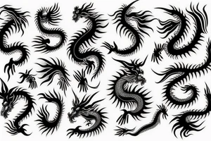 japanese dragon tattoo idea