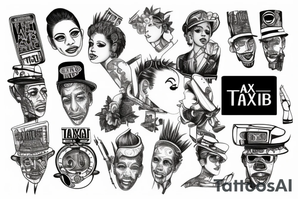 taxi tattoo idea