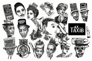 taxi tattoo idea