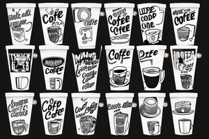 new york city bodega coffee cup tattoo idea