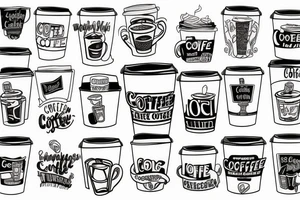 new york city bodega coffee cup tattoo idea