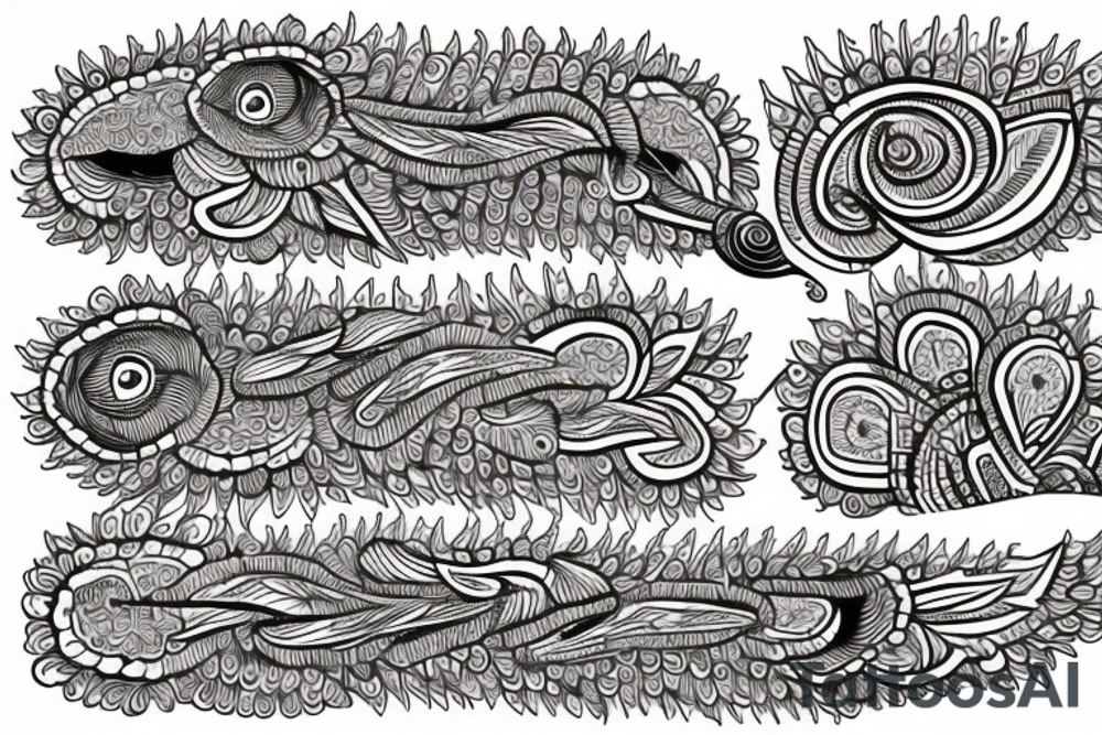 pattachitra peacock tattoo idea