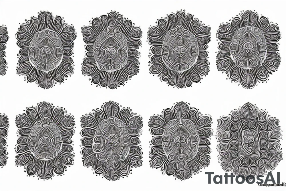 pattachitra peacock tattoo idea