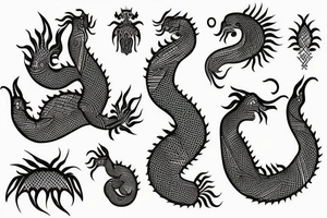 henna dragon tattoo idea