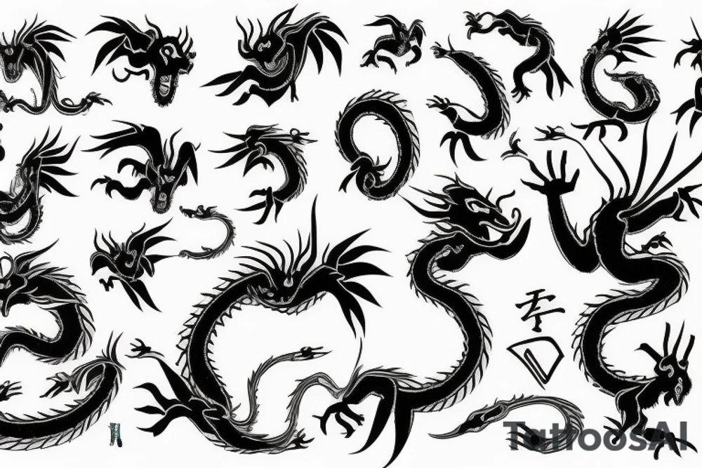 dragon tattoo idea