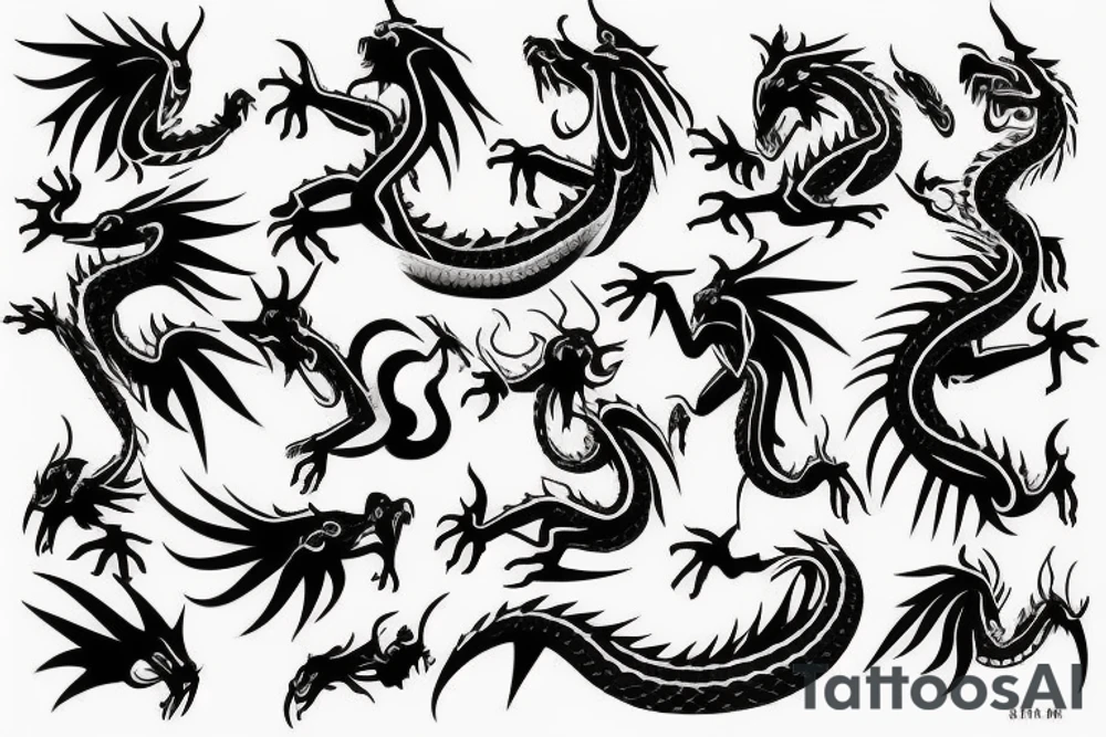dragon tattoo idea