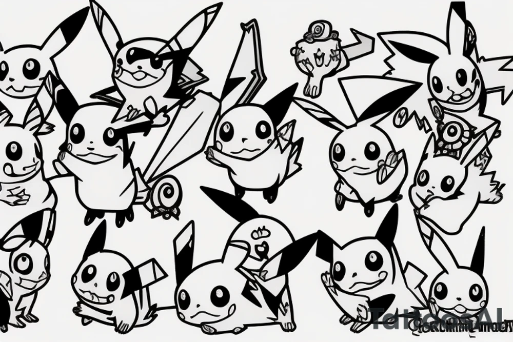 pikachu tattoo idea
