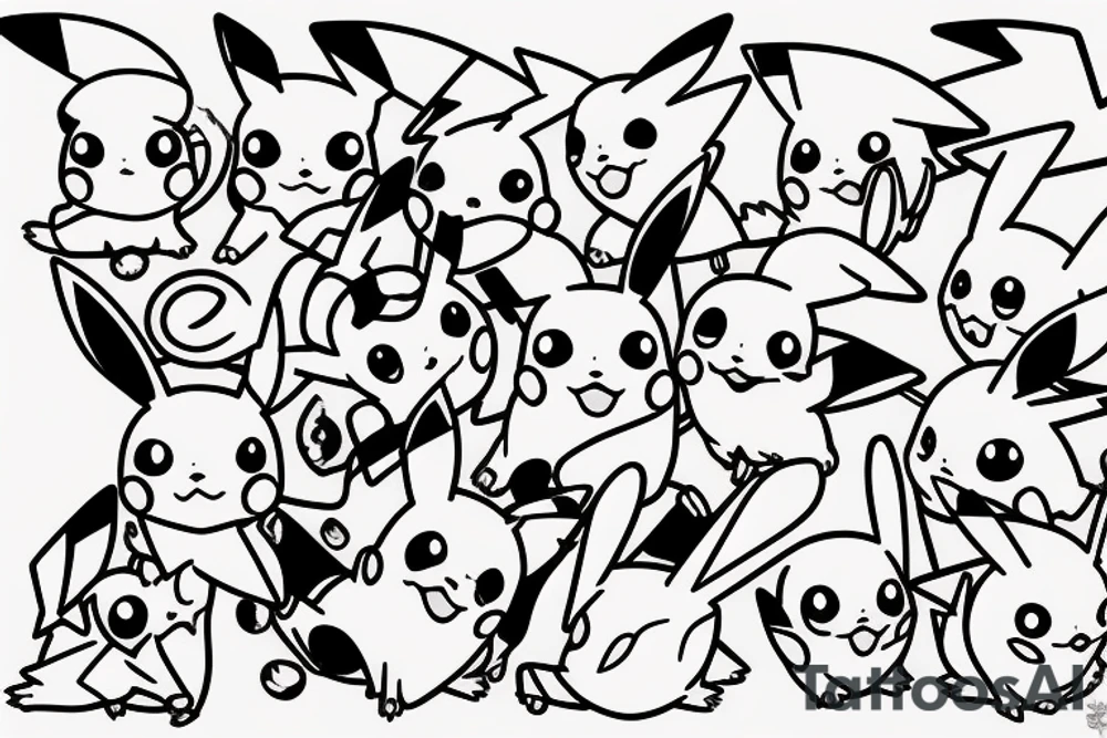 pikachu tattoo idea