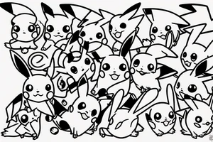 pikachu tattoo idea