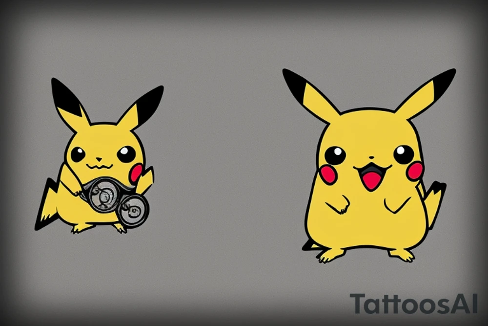 pikachu tattoo idea