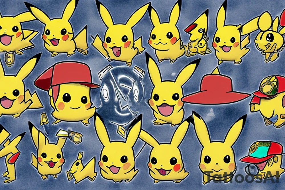pikachu tattoo idea