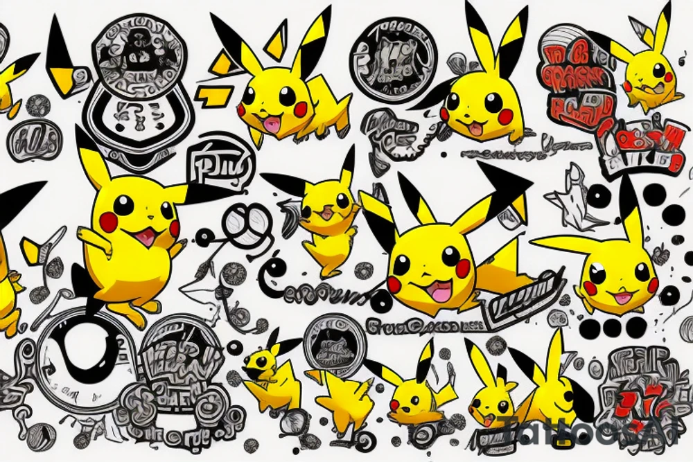 pikachu tattoo idea