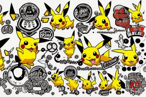 pikachu tattoo idea
