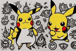 pikachu tattoo idea