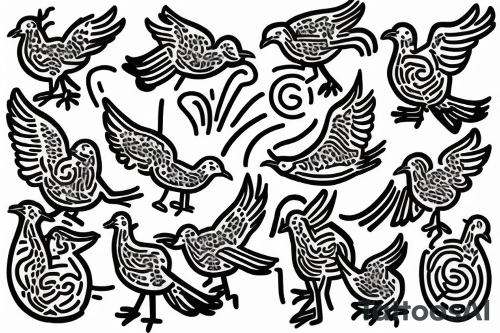pigeon tattoo idea