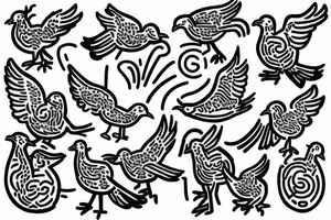 pigeon tattoo idea