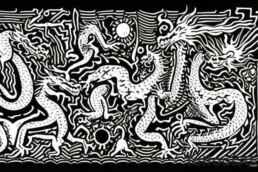 dragon tattoo idea