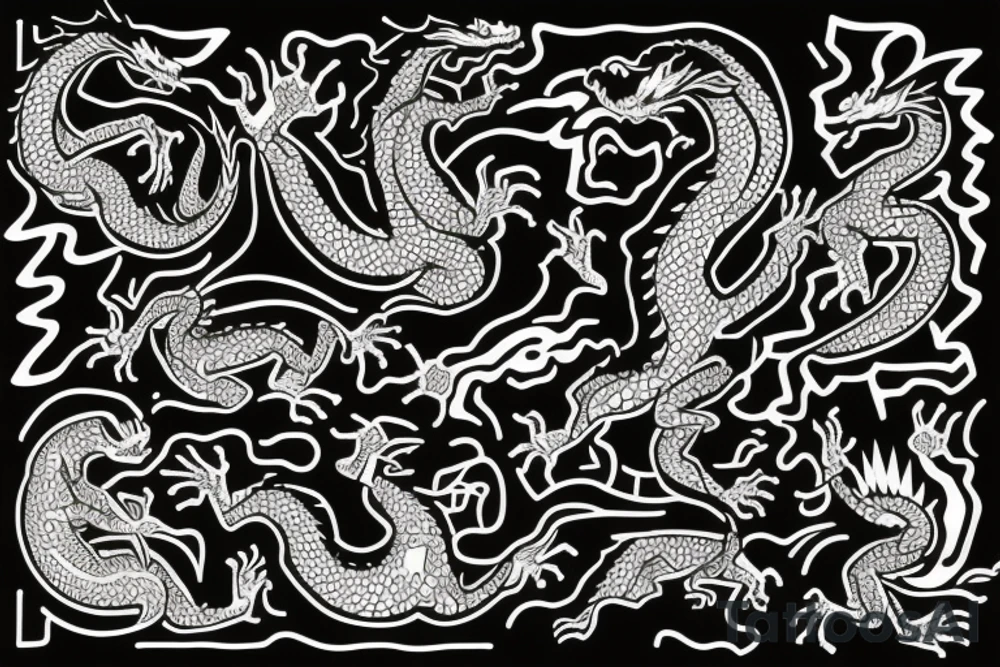 dragon tattoo idea