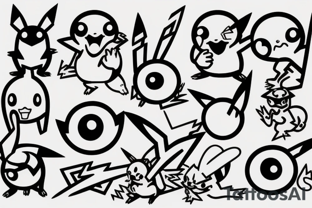 pikachu tattoo idea