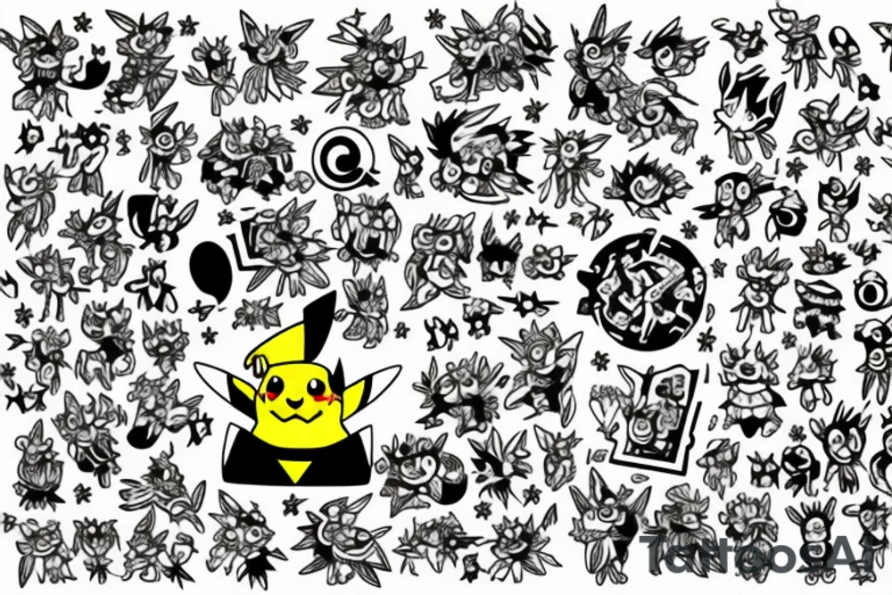 pikachu tattoo idea