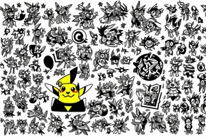 pikachu tattoo idea