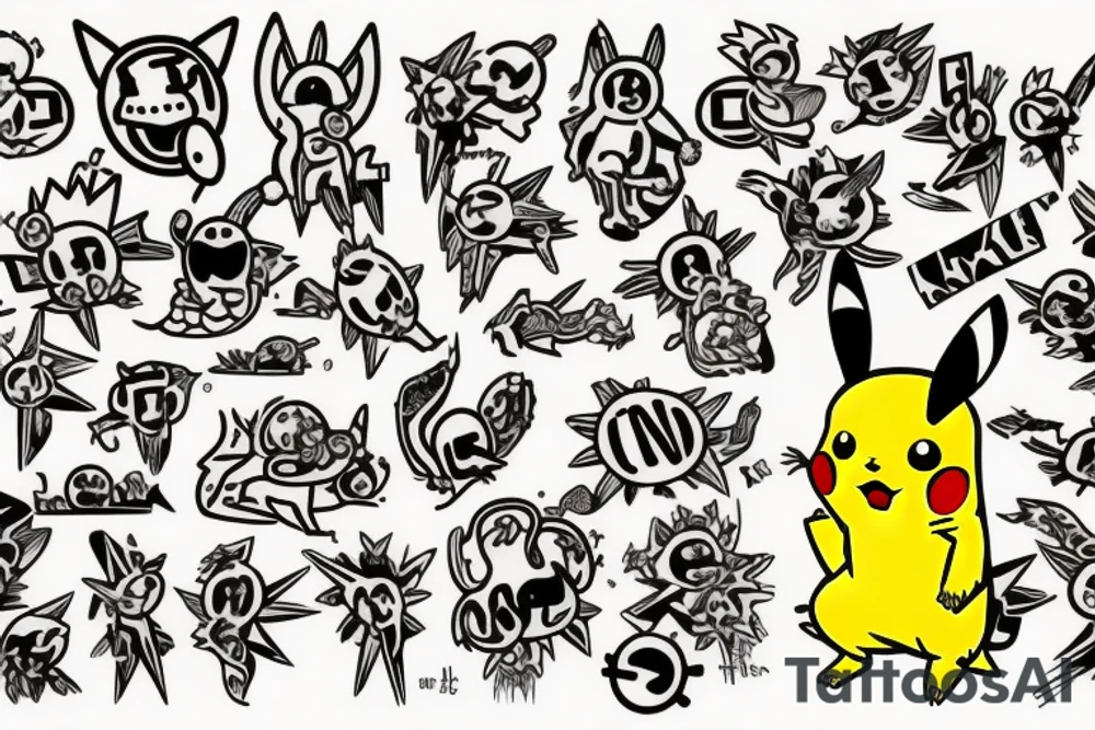 pikachu tattoo idea