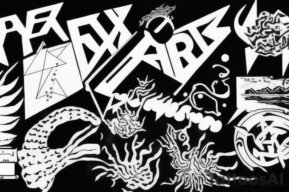 anxiety represented as Pink floyd album art tattoo idea