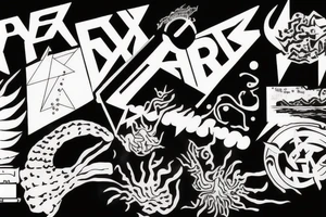anxiety represented as Pink floyd album art tattoo idea
