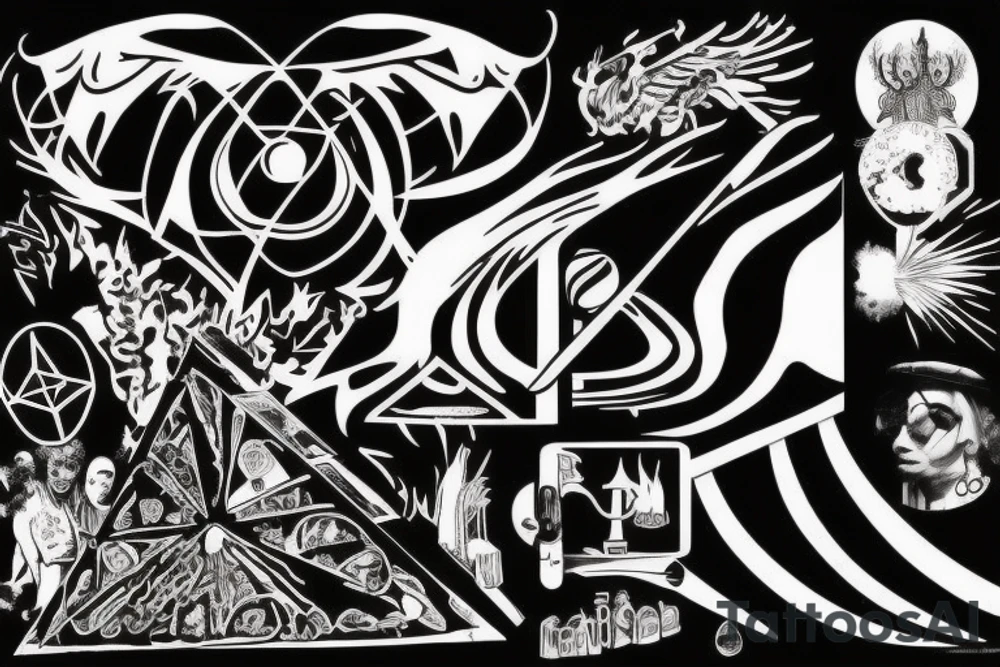 Pink floyd album art tattoo idea