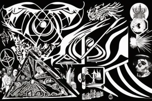 Pink floyd album art tattoo idea