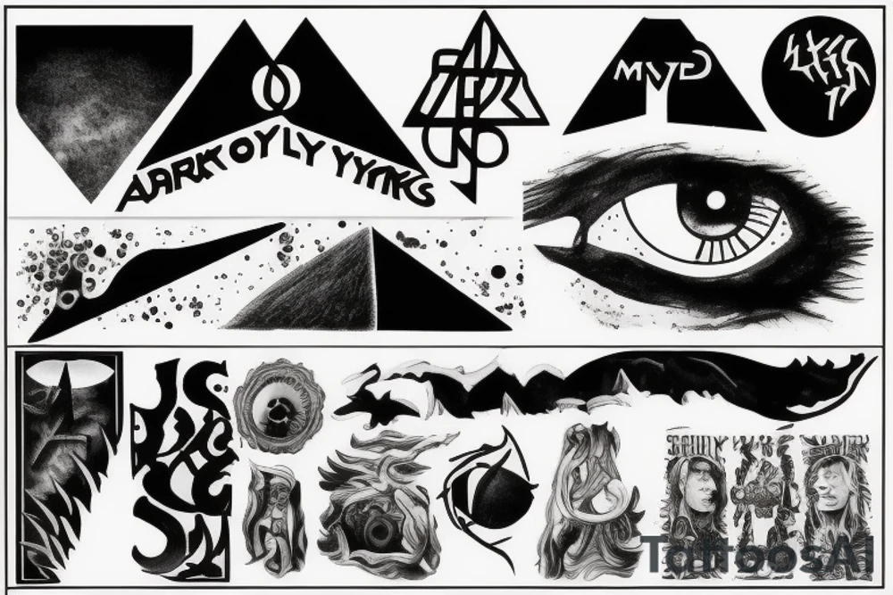 Pink floyd album art tattoo idea