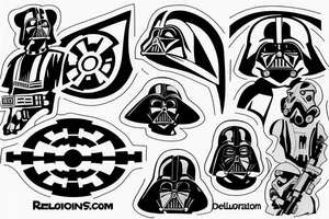 rebellion logo from star wars tattoo idea