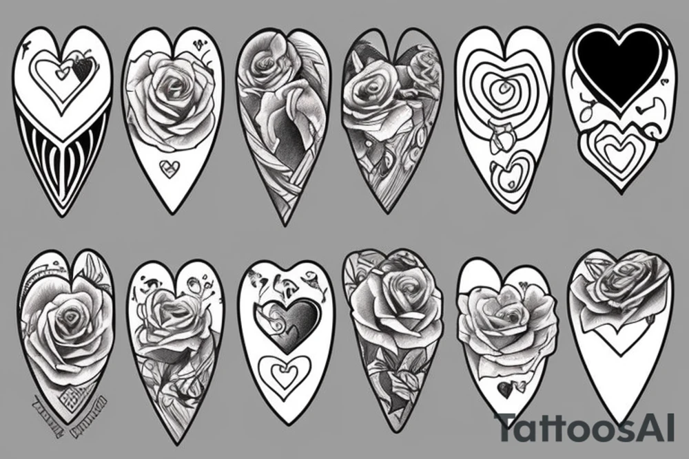 Super Realistic heart tattoo idea