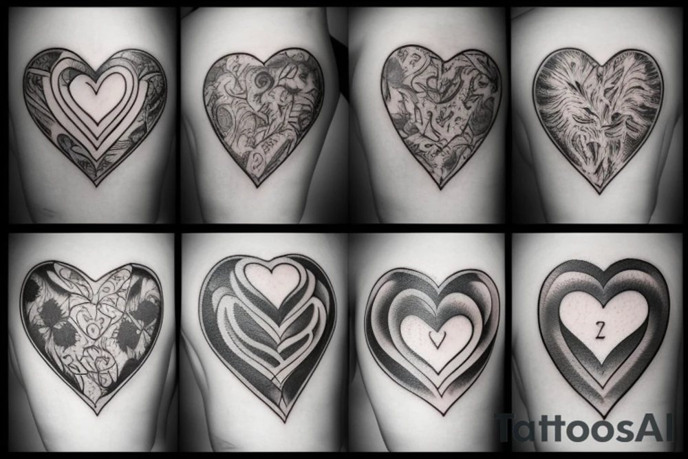 Heart tattoo idea
