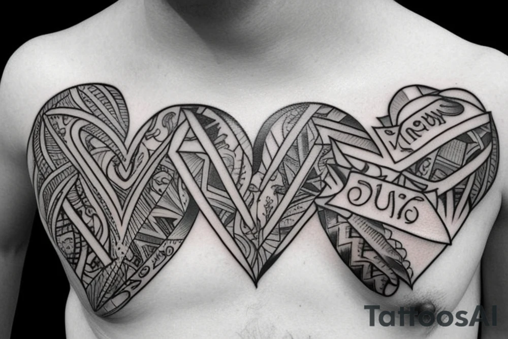 Heart tattoo idea