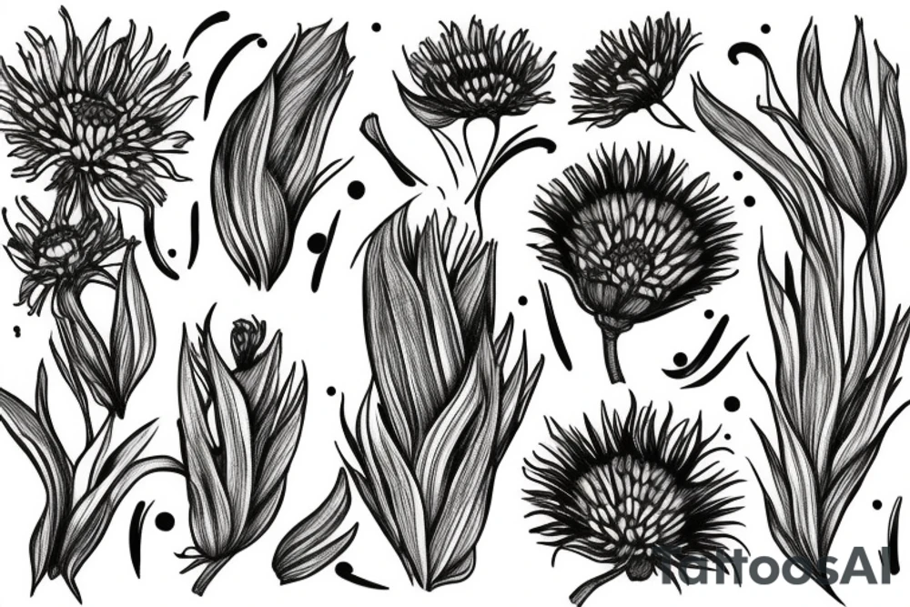 cornflowers tattoo idea