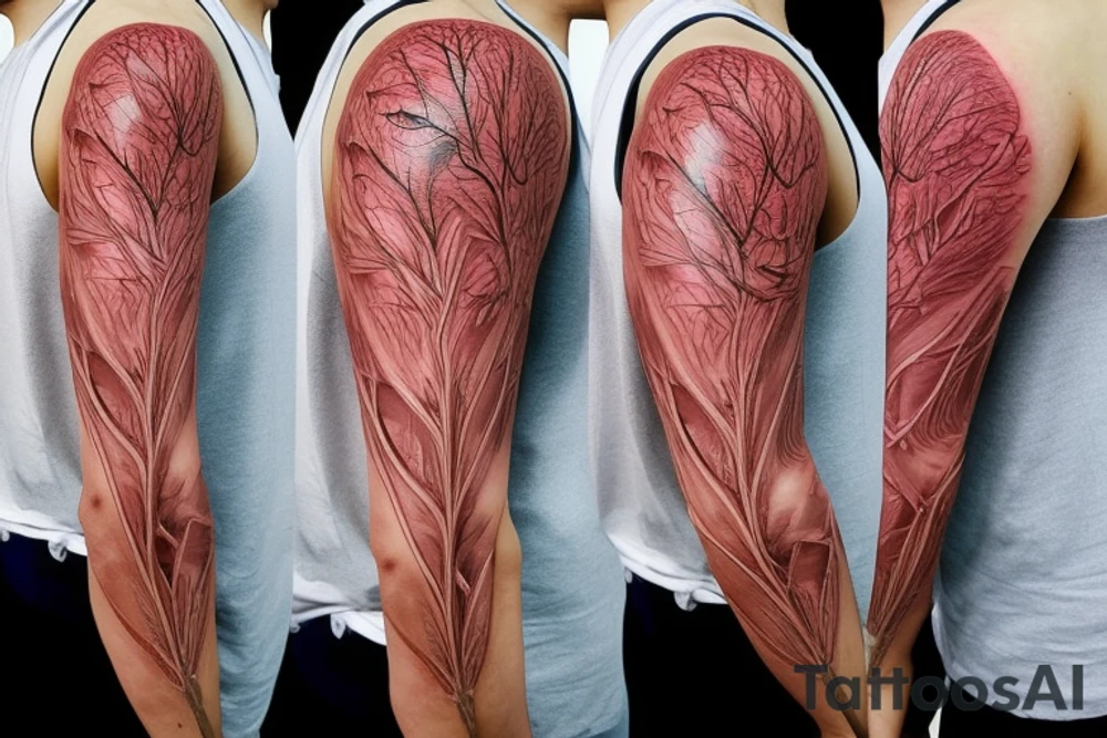 Anatomical Heart tattoo idea