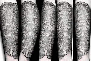 cornflower forearm tattoo idea