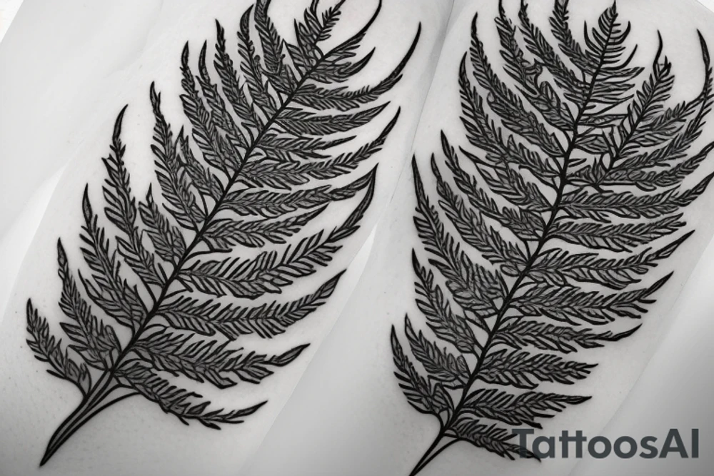 fern tattoo tattoo idea