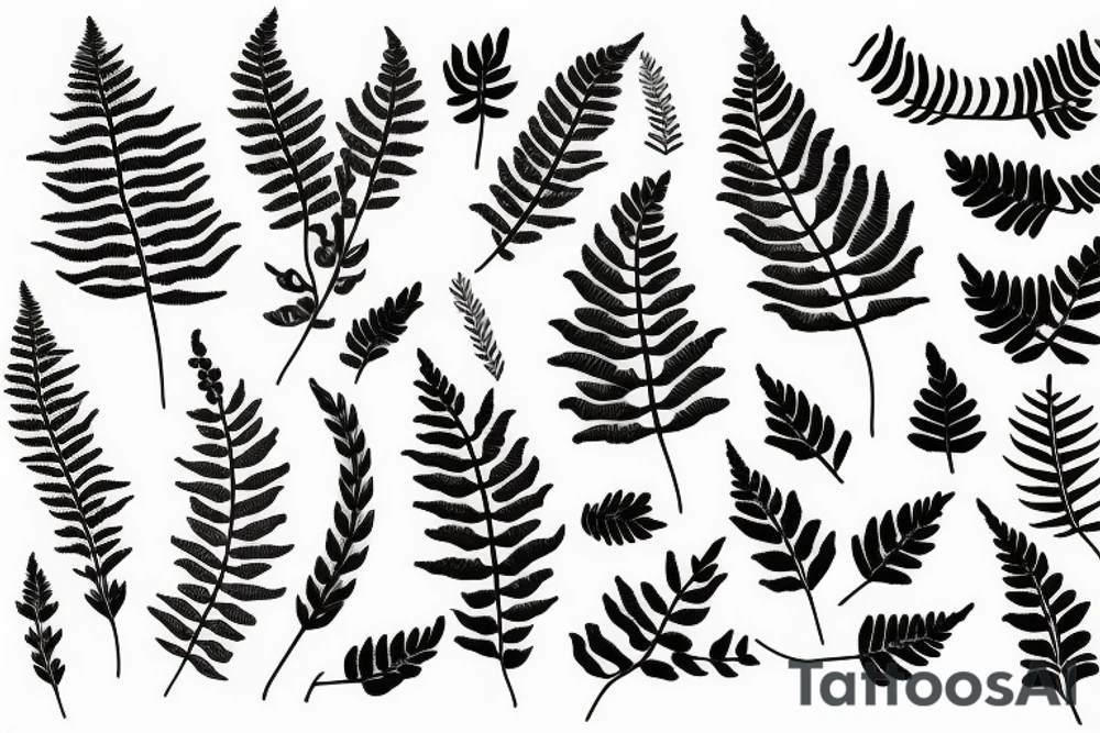fern tattoo tattoo idea