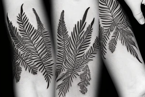 fern tattoo tattoo idea