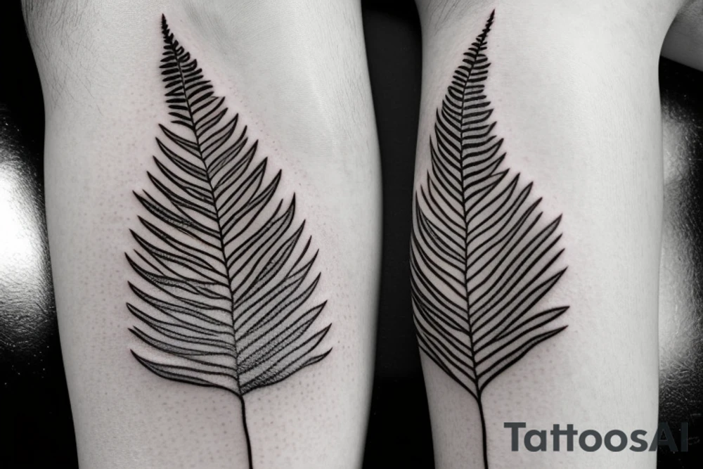 fern tattoo tattoo idea